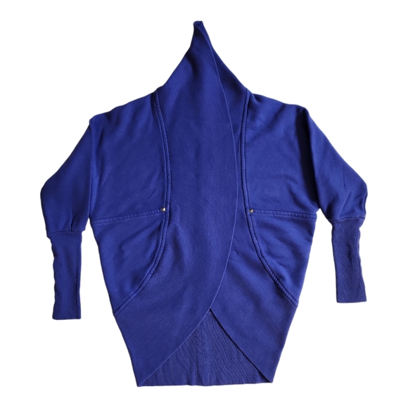 Aritzia Wilfred Diderot Blue Cocoon Cardigan Sweater - Picture 4 of 16